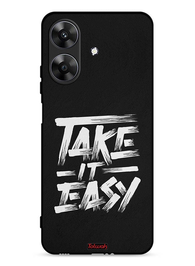 Tolwak Realme Note 60 4G Protective Case Cover Take It Easy - Image 1