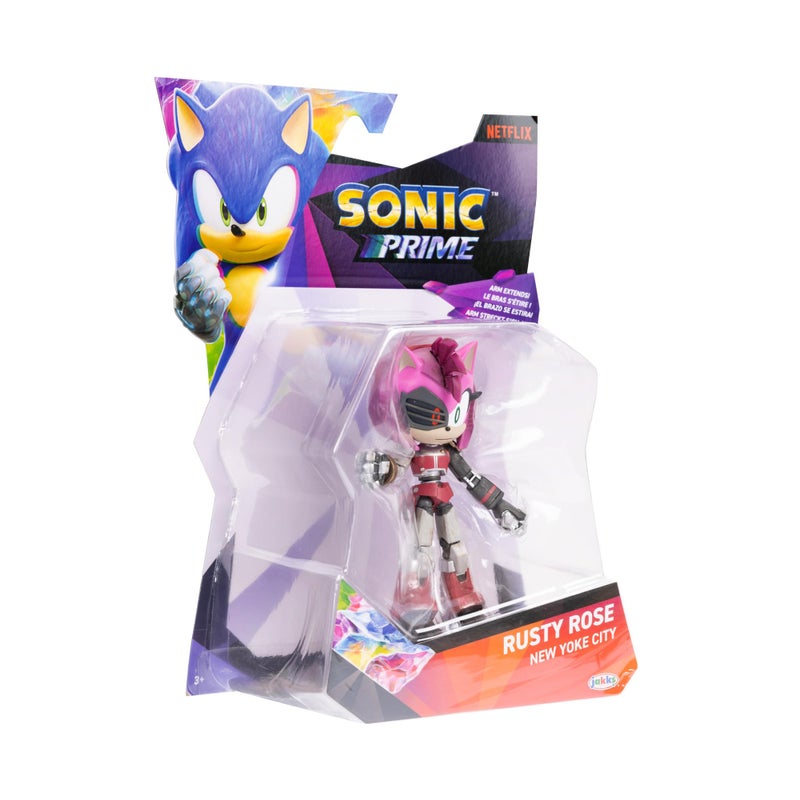 Sonic Prime 5" Articulated Action Figure - Rusty Rose Yoke City - Image 5
