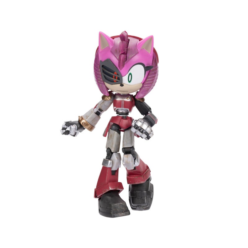 Sonic Prime 5" Articulated Action Figure - Rusty Rose Yoke City - Image 1