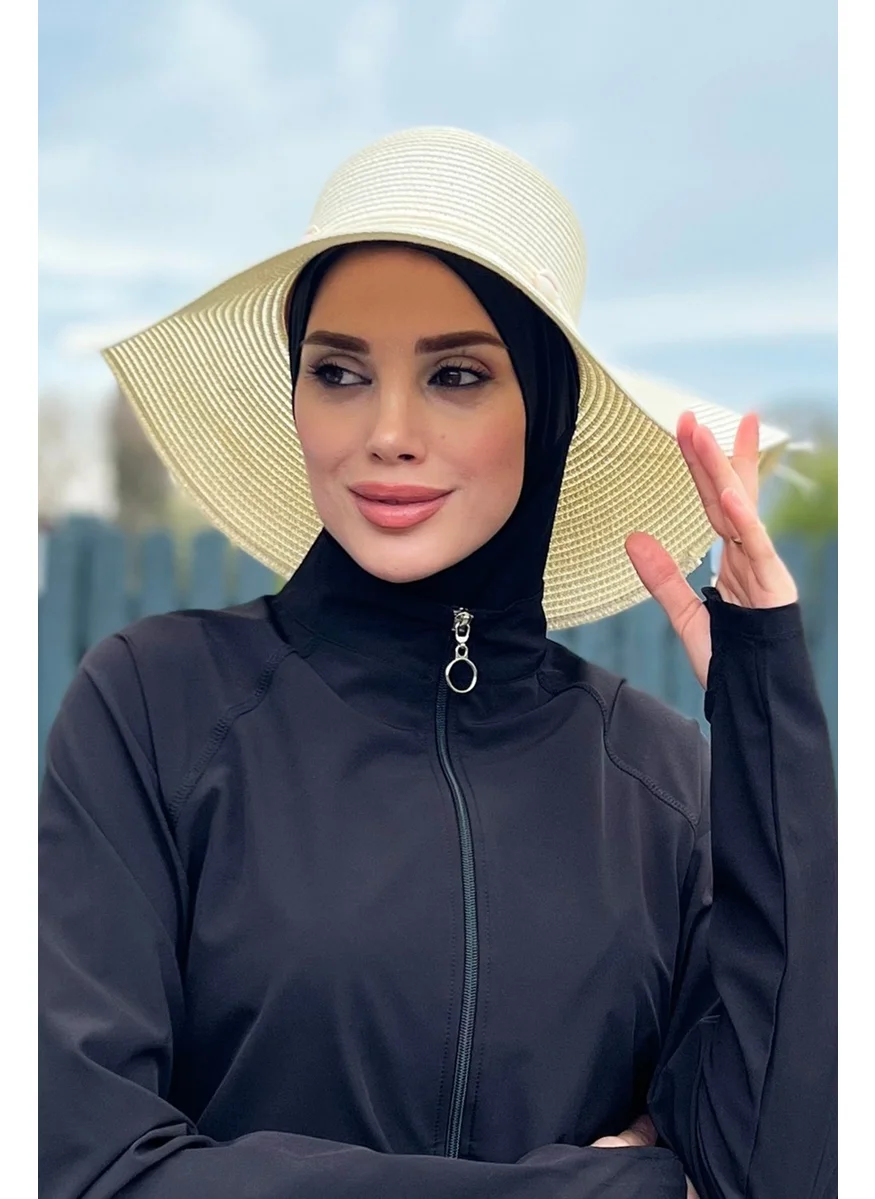 Remsa Mayo Seashell Straw Hat Beige Rş-26