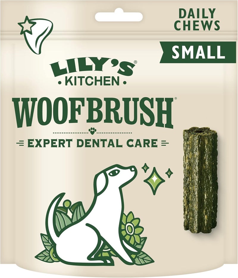 Lily's Kitchen Woofbrush Dental Dog Chews Bulk Pack Treats - SMALL 154gm - Image 1