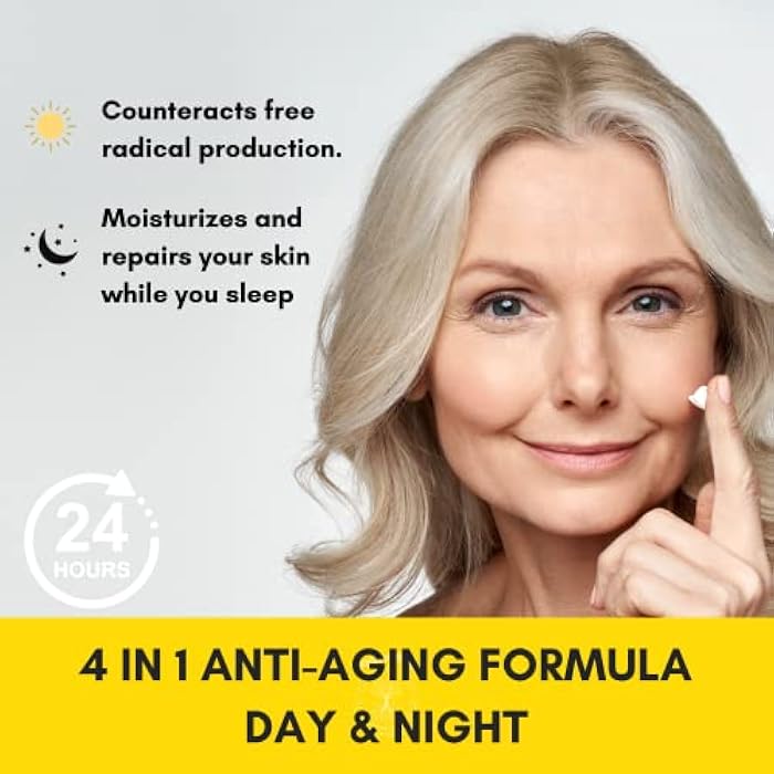 Doppeltree Face Moisturizer & Facial Cream - Anti Aging Day & Night Cream with Collagen - Anti Wrinkle Hydrating Lotion for Men and Women - Image 2
