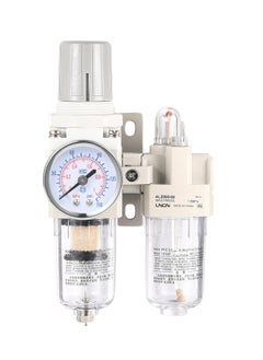 Excefore 1/4 Inch NPT Compressed Air Filter Air Pressure Regulator Water-oil Separator Trap Filter with Lubricator Cup  - Image 1