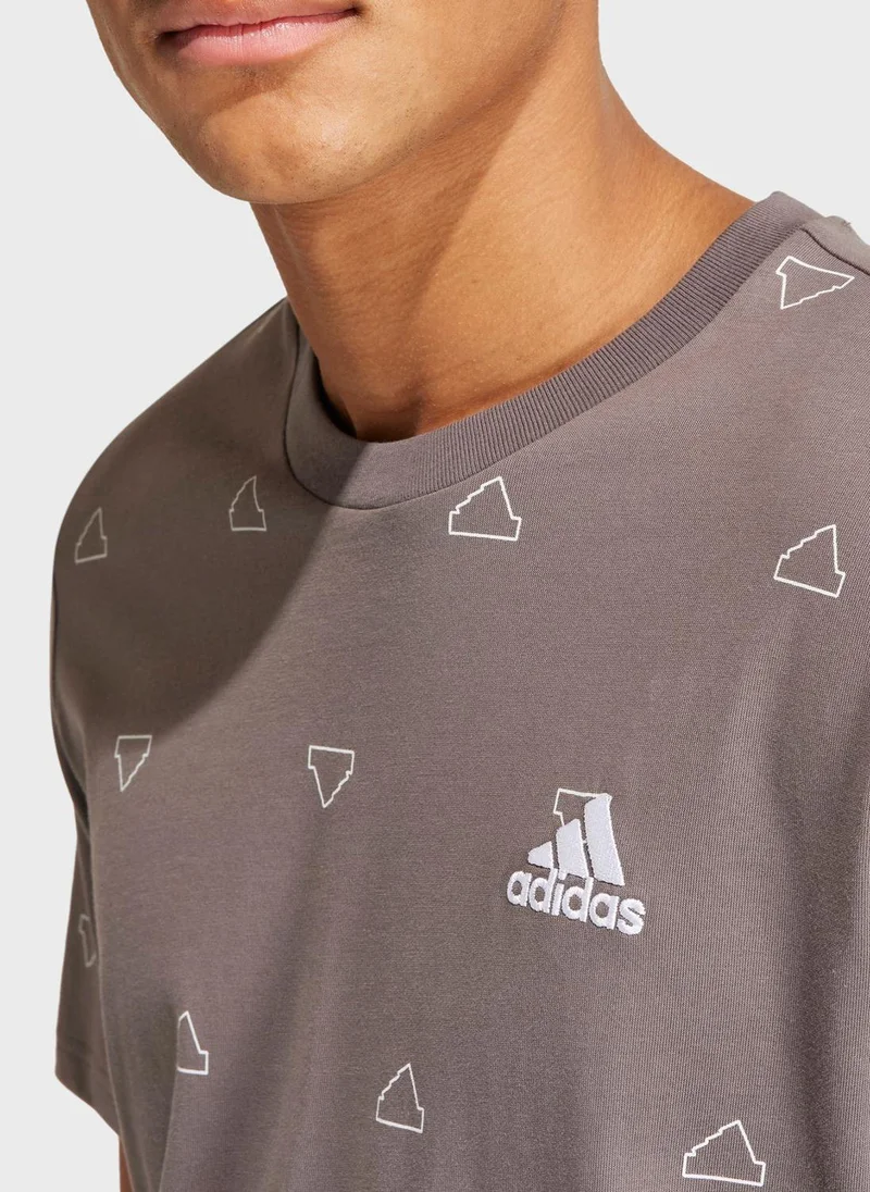 Adidas Monogram T-Shirt
