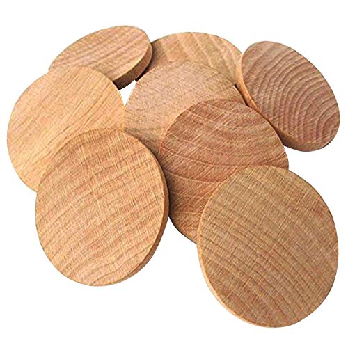 Axe Sickle 1.5 Inch Natural Wood Slices Unfinished Round Wood Coins for DIY Arts & Crafts Projects, 50 per Pack. - Image 5