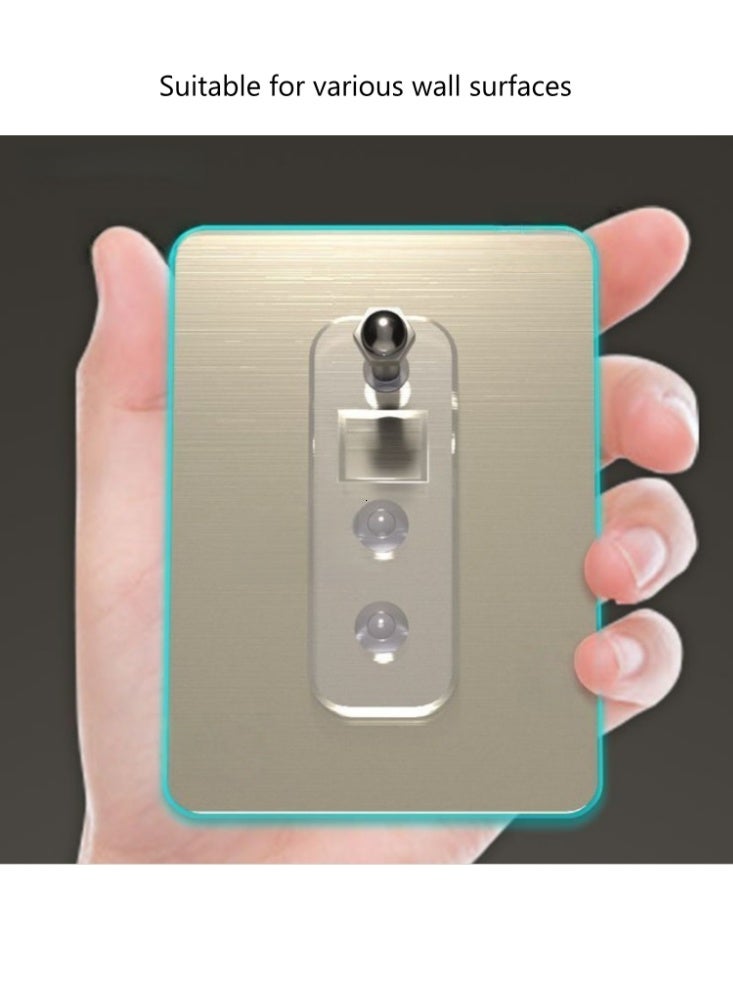 【black】2 Pack Shower Caddy Shelf, Rustproof Bathroom Basket for Shower, Non Drilling Adhesive Shower Caddy, Wall Mounted Corner Shelf, Shampoo Holder Storage Rack Organizer for Bathroom/Toilet/Kitchen - Image 3