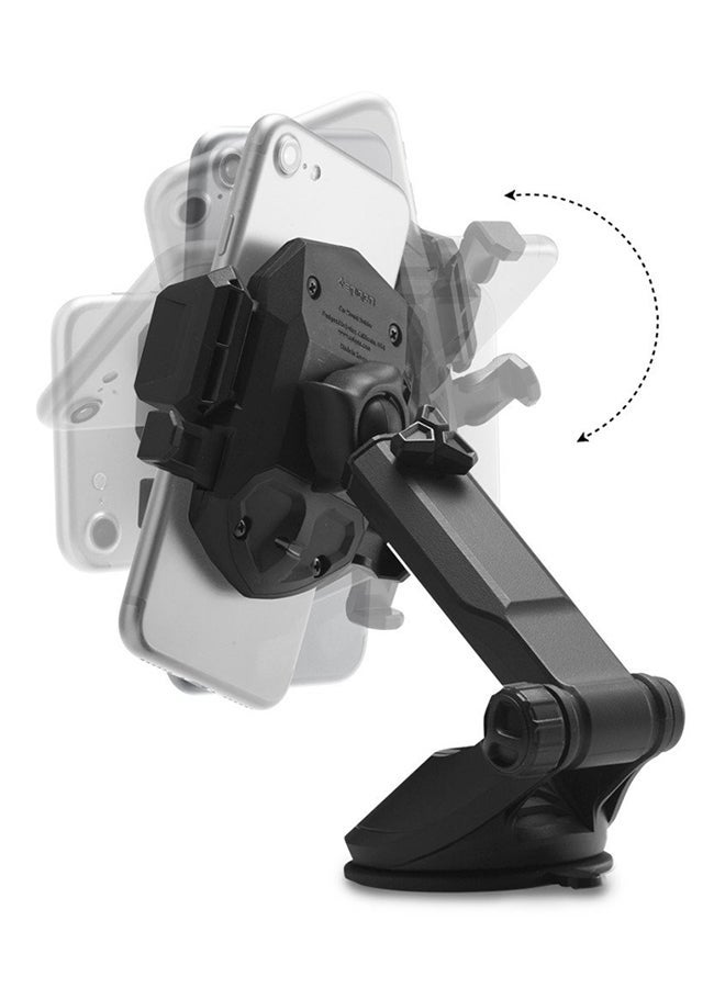 NIBEMINENT Kuel AP12T (TS35) One Tap Car Mount Phone Holder for Dashboard / Windshield Black  - Image 5