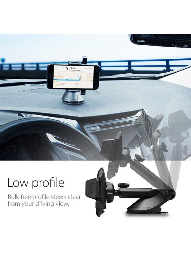 NIBEMINENT Kuel AP12T (TS35) One Tap Car Mount Phone Holder for Dashboard / Windshield Black  - Image 4