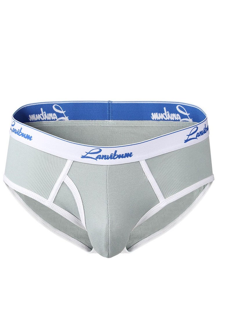 Seahorse Cotton Mid-rise Men's Underwear Grey