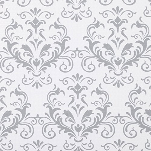Duck Smooth Top EasyLiner, 20-inch x 6 Feet, Grey Damask - Image 3
