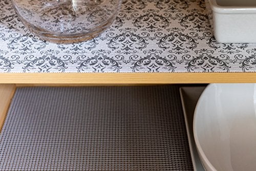 Duck Smooth Top EasyLiner, 20-inch x 6 Feet, Grey Damask - Image 4