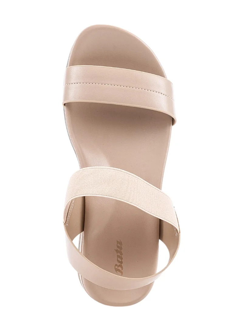 Bata Elastic Ankle Strap Sandals