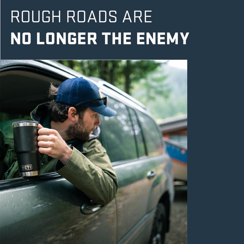 YETI Rambler 20 oz Travel Mug, Stainless Steel, Vacuum Insulated with Stronghold Lid, White - Image 5