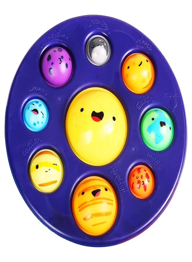 SNAPTRON Planets of Solar System for Kids Pop It Toy -Big Size Solar System Toys -Space Theme Birthday Party Best Return Gifts for Kids, pop Toys for Kid Poppit Space Pop It Game -Popit Set Gifts for Children - Image 1