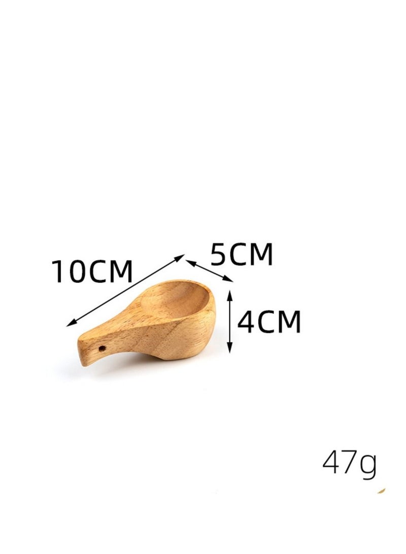 Loquat Natural Rubber Wood Wood Coffee Cup 10*5*4cm 