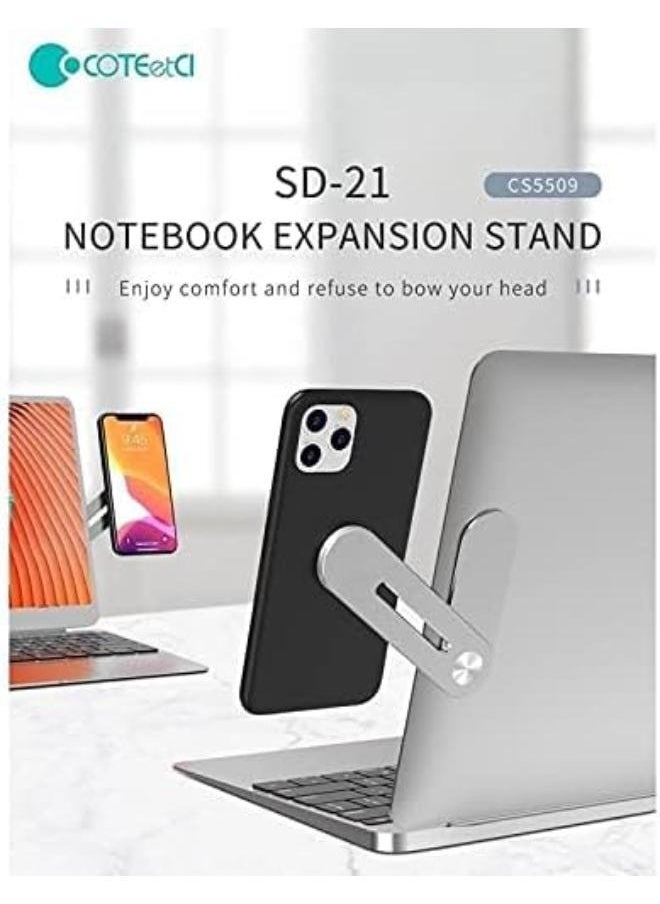 Coteetci COTEetCI CS5509-ts Notebook Laptop Expansion Magnetic Phone Mount Holder  - Image 1