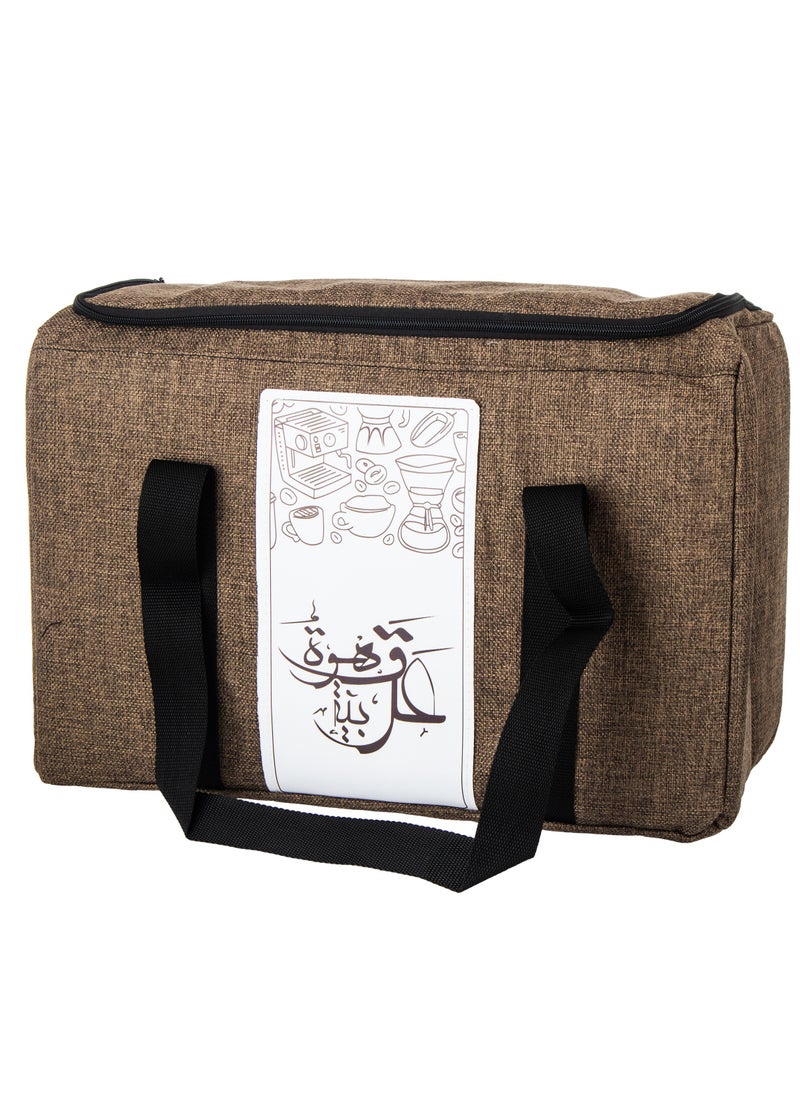 Dania A Bag For Storing And Carrying Specialized Coffee Tools Suitable For Trips And Travel Waterproof And Sweatproof Grey  - Image 1