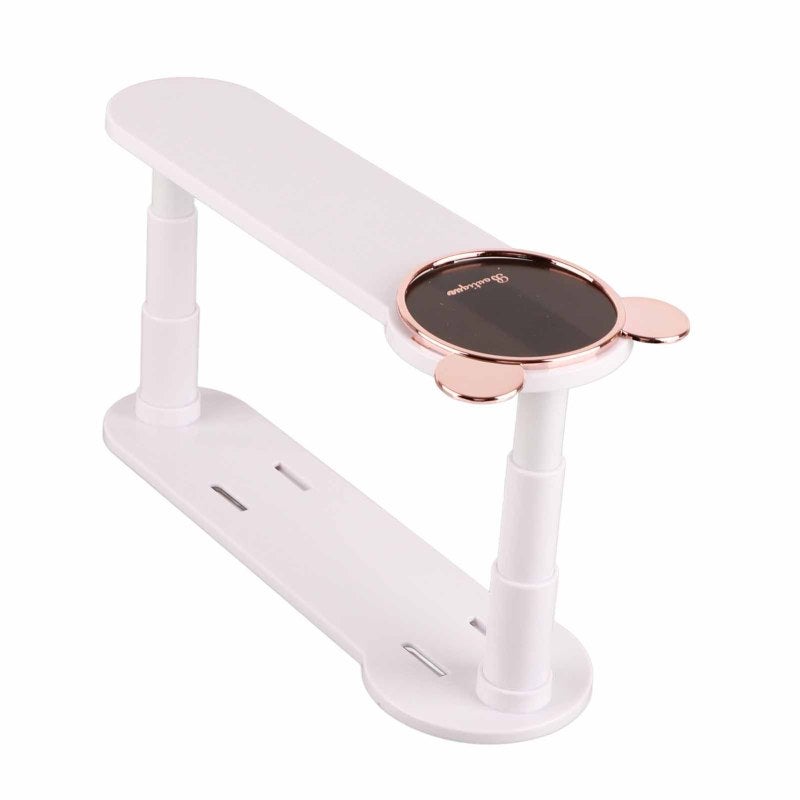 Punch Free Clothes Hanger Storage Rack: White ABS Plastic Retractable Multifunctional Hanger Organizer - Space Saving Wardrobe Organizer for Home Closet Balcony Organization - Image 5