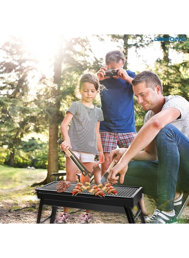 BBQ Grill Charcoal, portable stainless still grill - Image 2