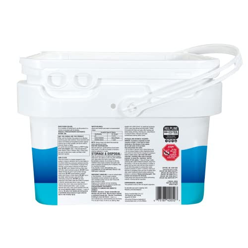 HTH 42052W Pool Care 3" Chlorine Tabs Advanced, Individually Wrapped Tablets - Swimming Pool Sanitizer with Clarifier & Algaecide, Destroys Bacteria & Algae, Delivers Clear Water All Season, 5 lbs - Image 2