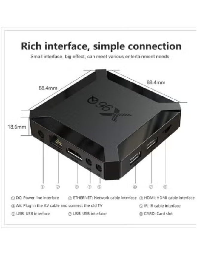 JAJEEK 📺 X96Q Android 10.0 Smart TV Box – H313 Quad Core Processor | 4K Ultra HD + 3D Playback | Wi-Fi, HDMI, USB Support | Fast Android Streaming Set Top Box | Smart Media Player for Netflix, YouTube, IPTV, and More | Plug & Play TV Upgrade Solution - Image 4