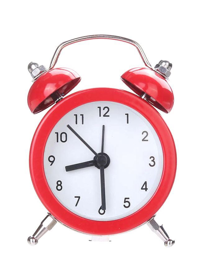 فريت ساعة منبه كلاسيكية صغيرة أحمر/ أبيض/ أسود 7.7x5x5Ø³Ù†ØªÙŠÙ…ØªØ± - Image 1