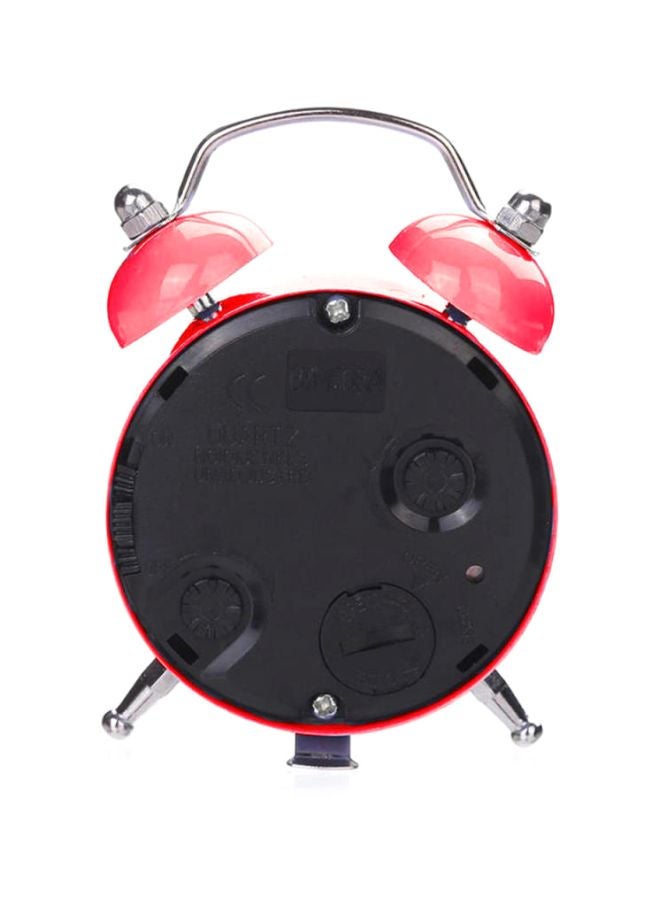 فريت ساعة منبه كلاسيكية صغيرة أحمر/ أبيض/ أسود 7.7x5x5Ø³Ù†ØªÙŠÙ…ØªØ± - Image 2