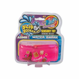 JA-RU Magic Glitter Water Snake Fidget Toy 5"" (1 Pack for Girl) - Sensory Fidget Stress Toys Slippery Tricky Wiggler Slippery Worm Tube Squishy Party Favor Ball. Girl-5559-1G - Image 4