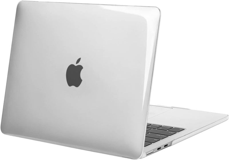 موسيسو غلاف MOSISO متوافق مع MacBook Air 13 بوصة موديلات M5 2026 M4 2025 M3 M2 2024-2022 A3449 A3240 A3113 A2681، غلاف صلب واقٍ مقاوم للخدوش لـ MacBook Air 13.6 بوصة، شفاف كريستالي - Image 1