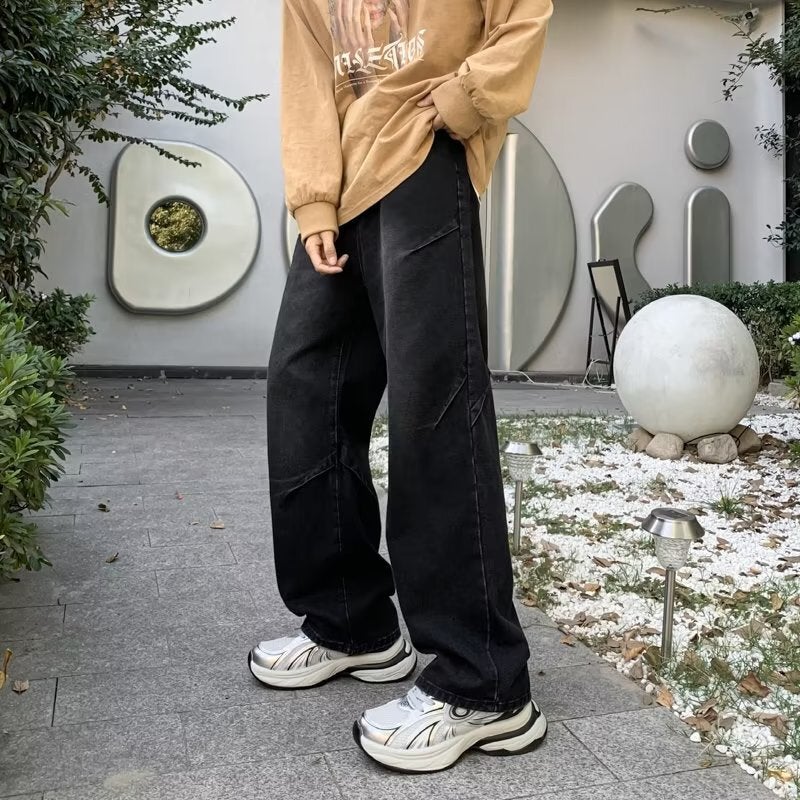 Unisex Casual Daily Denim Jeans - Image 3