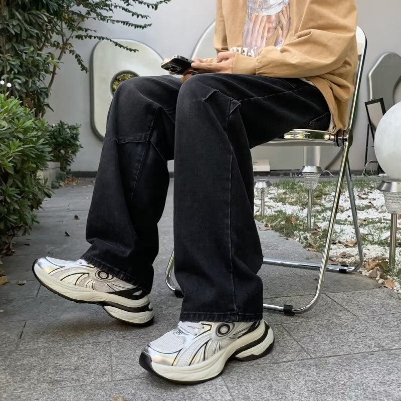 Unisex Casual Daily Denim Jeans - Image 5