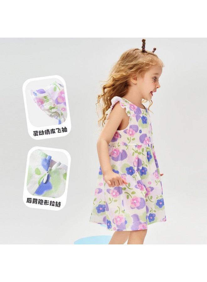 Peppa Pig summer 2025 Thin Cotton Dress For Girls - Soft, Breathable Long Dress For Infants & Toddlers - Image 3
