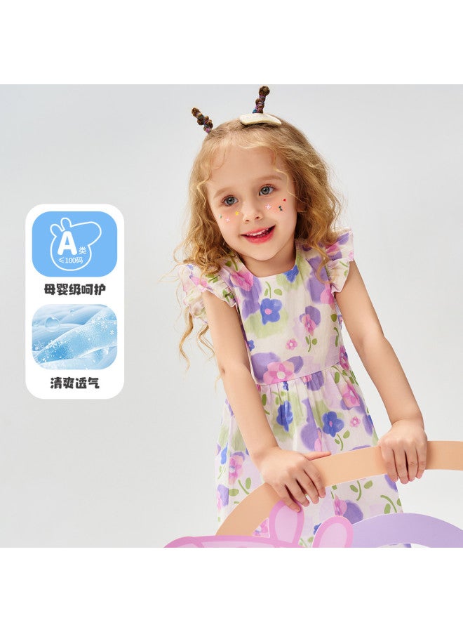 Peppa Pig summer 2025 Thin Cotton Dress For Girls - Soft, Breathable Long Dress For Infants & Toddlers - Image 2