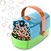 Wisdomlit Bubble Machine 3in1 Bubble Maker Bubble Blower with 3 Bubble Wheels Make Small  Medium  Big Bubbles for Kids Toddlers Bubble Toys for Indoor Outdoor Birthday Party MultiColor - Image 4
