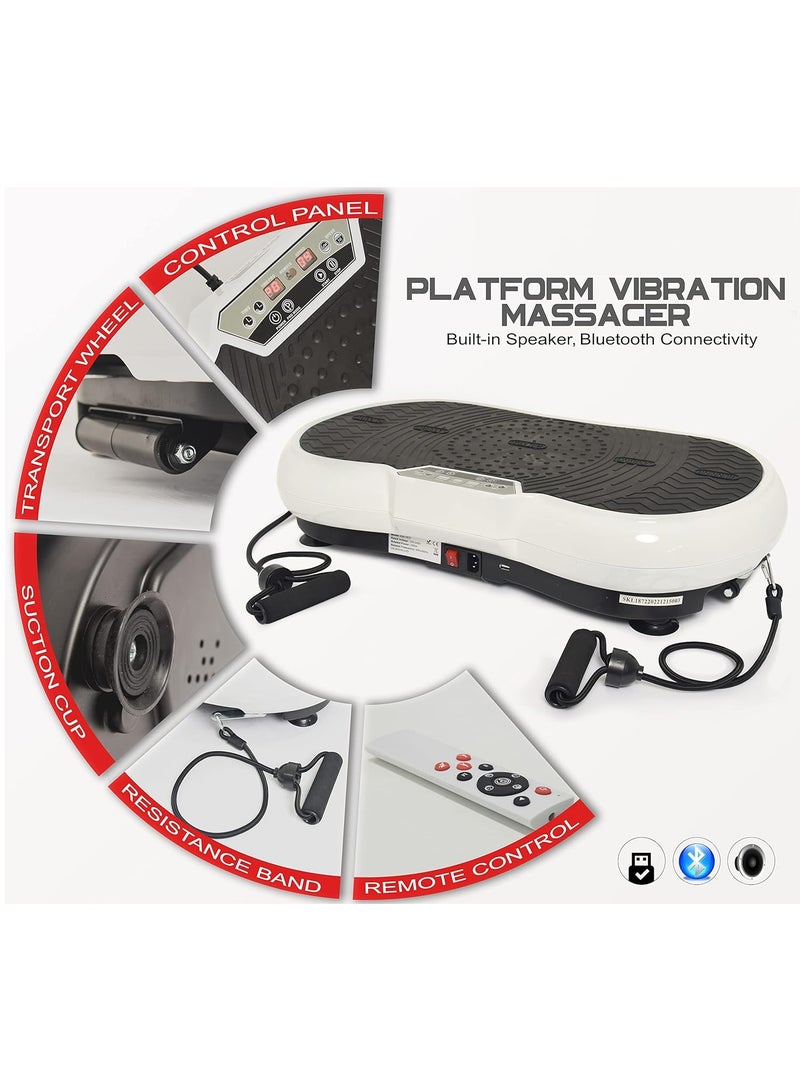 DubaiGallery Vibration Machine, 3D Vibration, 5 Different Program Modes, 99 Vibration Adjustments, Vibration Machine, Health, Silent Machine, Indoor Exercise Equipment, Cardio Exercise, Core Strengthening - Image 1