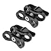 LetonPower Butterfly Clip Ball Clamp Mount, Diving Photography Butterfly Clip, Holes Ball Clamp Mount for Underwater - Image 2