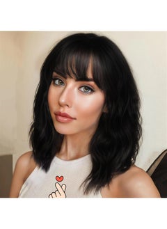 Mid-Length Curly Wool Wig for Women - The Perfect Blend of Fashion and Elegance
