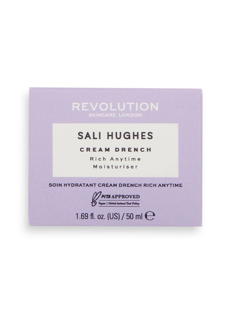 REVOLUTION - REVOLUTION SKINCARE X SALI HUGHES DRENCH RICH ANYTIME MOISTURISER - Image 1