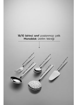 Nehir Katre Plain 5 Piece Service Set 