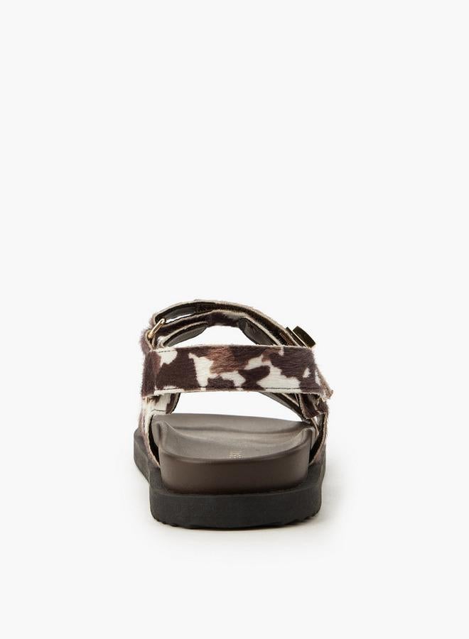 Celeste Women Animal Print Strap Sandals - Image 5