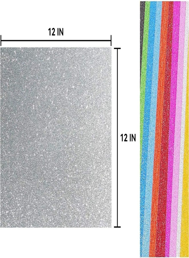 Bonmiy Glitter Cardstock 12" x 12", Colored Cardstock Paper for Cricut, Thick Card Stock for Card Making, Scrapbooking, Craft, Christmas Decorations, Holiday Party Supplies(280Gsm 30Sheets 15Colors)… - Image 3