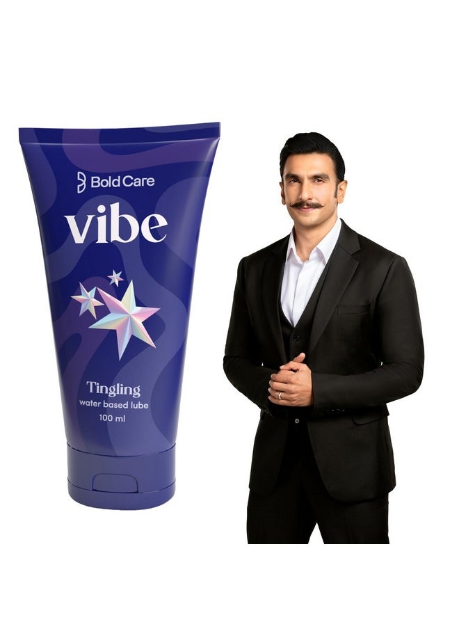 Bold Care Vibe Tingling - Natural Personal Lubricant For Men And Women - Water Based Lube - Skin Friendly, Silicone And Paraben Free - No Side Effects - 100 Ml  - Image 1