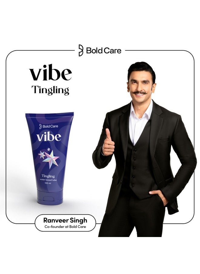 Bold Care Vibe Tingling - Natural Personal Lubricant For Men And Women - Water Based Lube - Skin Friendly, Silicone And Paraben Free - No Side Effects - 100 Ml  - Image 2