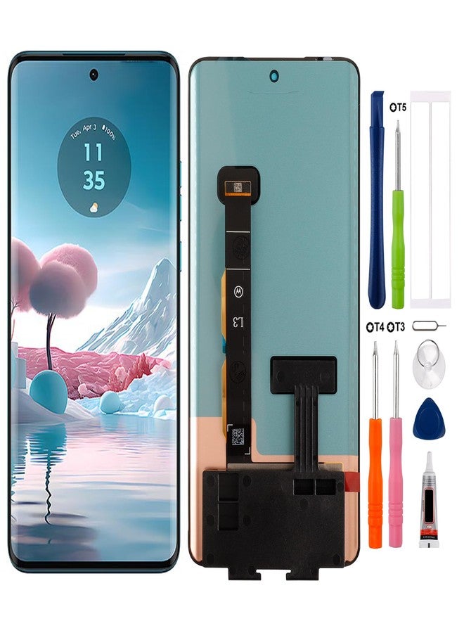 SwarKing 6.6" LCD Screen Replacement Compatible with Motorola Moto Edge 2023/XT2305 Edge 40/Edge 40 Neo Touch Screen Digitizer with Repair Tools - Image 1