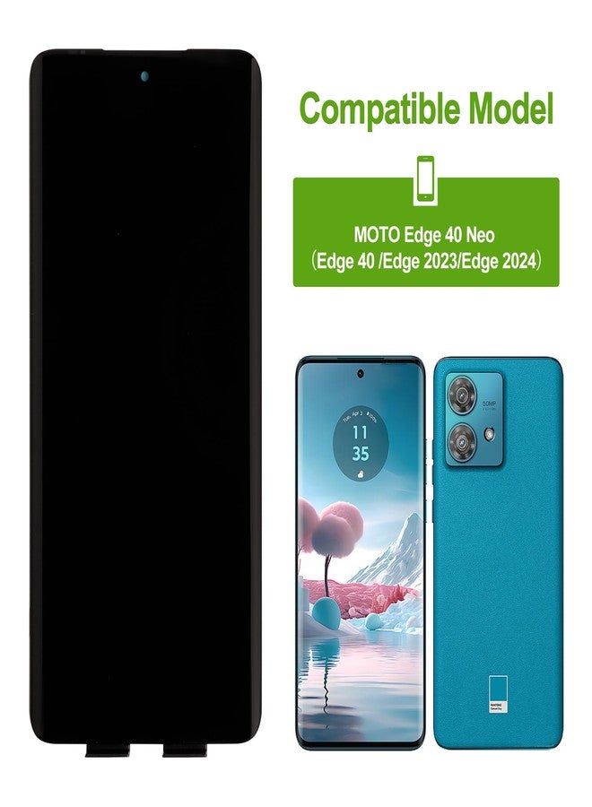 SwarKing 6.6" LCD Screen Replacement Compatible with Motorola Moto Edge 2023/XT2305 Edge 40/Edge 40 Neo Touch Screen Digitizer with Repair Tools - Image 2