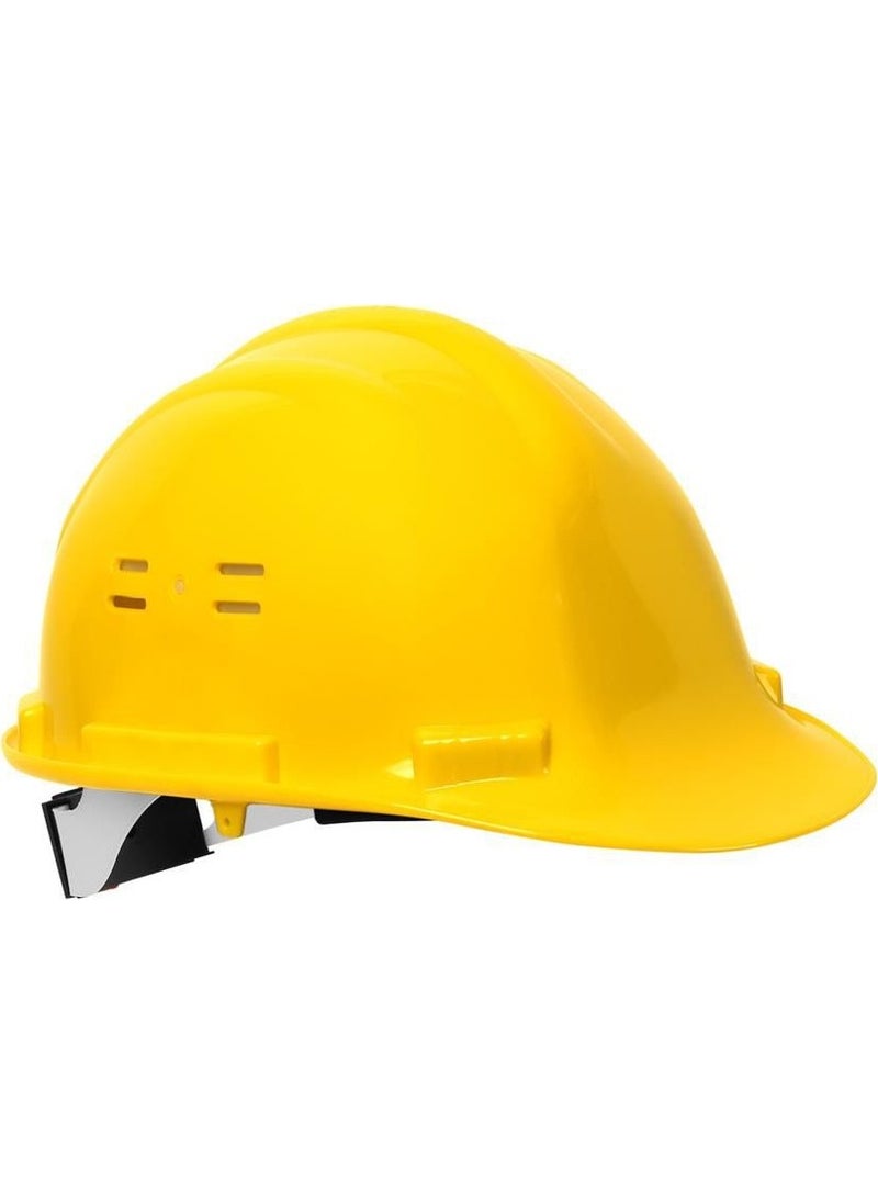 Yellow Helmet - With Air Vents - Adjustable Screw Safety Helmet at the Back of the Neck - pzsku/Z0968EDDBBBE10A4CDC22Z/45/_/1726147695/3c4f5e8e-3a14-4bcf-bf9b-f9ffe3f6b157