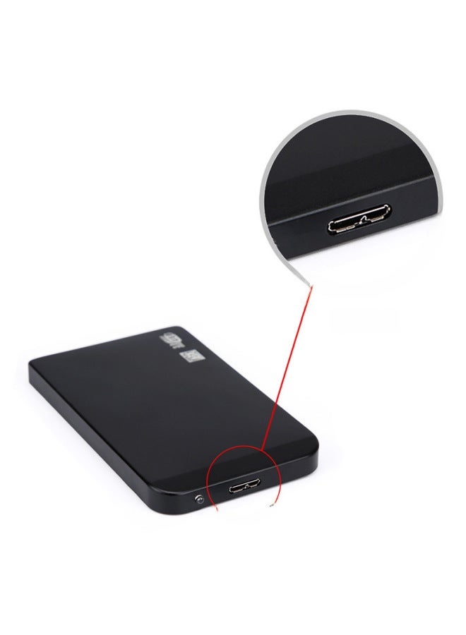 Screw-free Tool-free 2.5 Inch Notebook Sata Upper And Lower Cover Metal Shell Usb3.0 Mobile Hard Disk Box-Color:U25S30M Silver  - Image 4