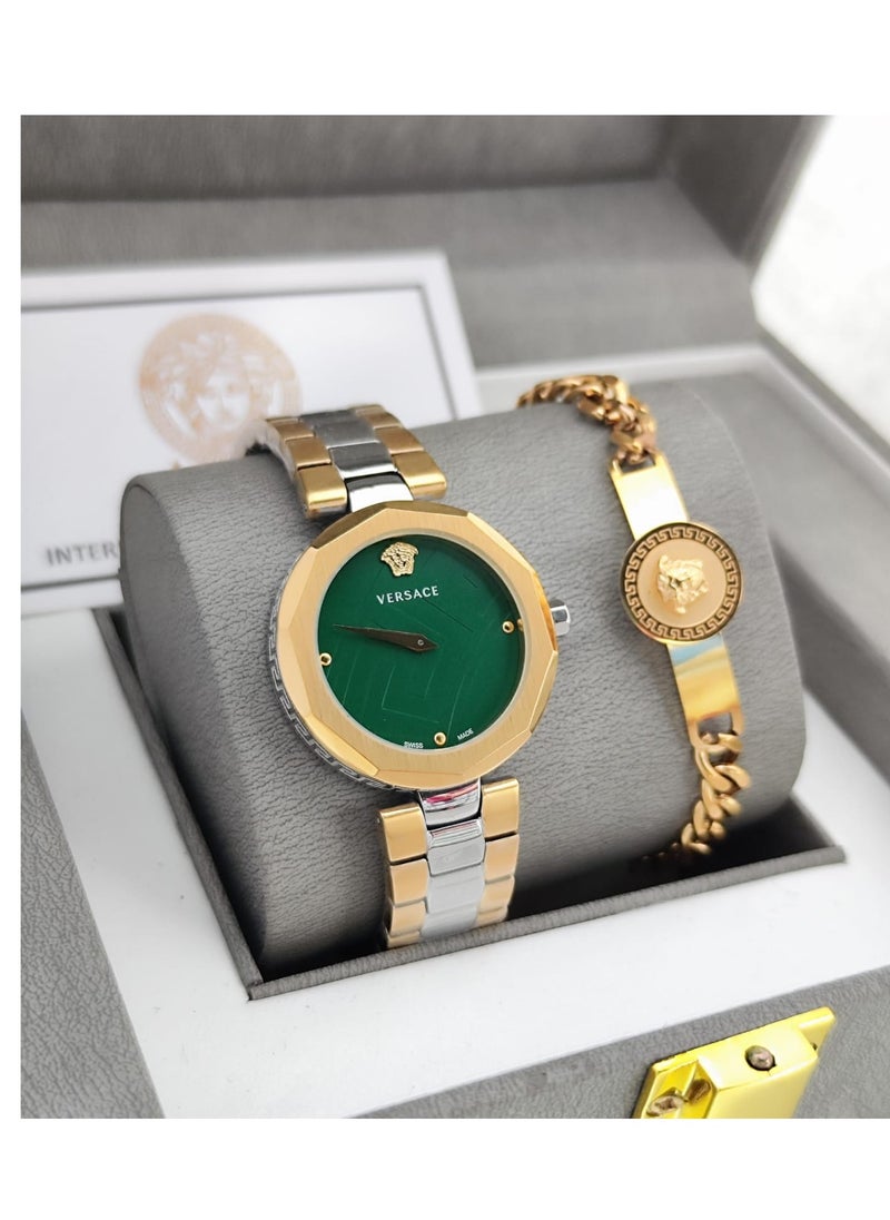 VERSACE - Luxury and beautiful second-class Versace women's watch set - Image 1