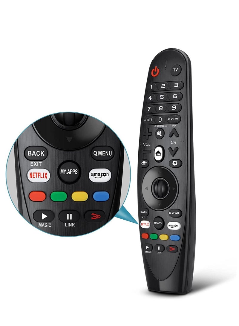 Universal Remote Control for LG Smart TV Magic Remote Replacement, with Buttons for Netflix Prime Video - Image 1