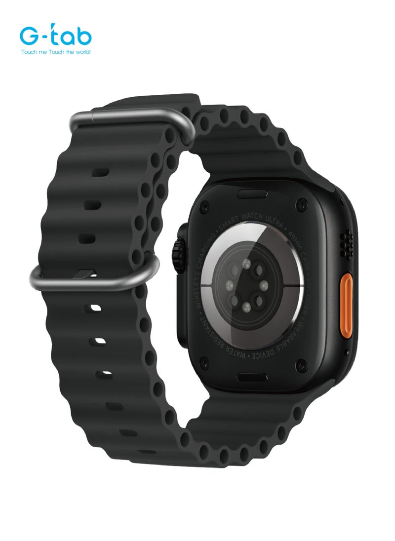 G-Tab - G-Tab FT8 Pro Version 2/2.2 inches Amoled/Waterproof/1 Gb Memory/2 Extra Fabric Strap/Blood Oxygen/Multi Sport Mode/Health Monitoring Features/Voice Assistant/Wallet/1 Year warranty - Image 1